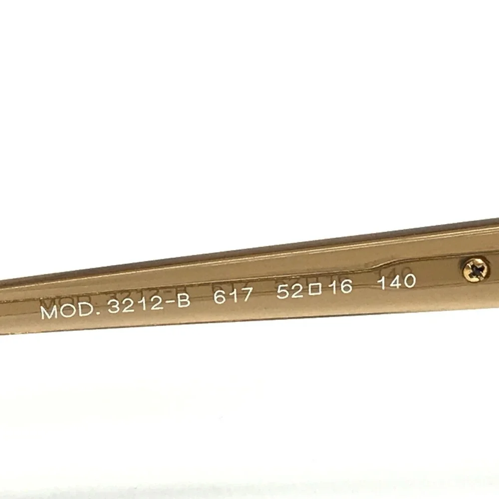 Versace Eyeglasses Frames MOD. 3212-B 617 Clear Brown Gold Crystals 52-16-140